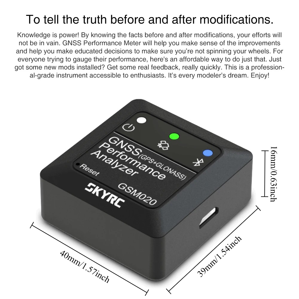 SKYRC GSM020 GNSS Performance  - Drone Rc Gps recension och pris