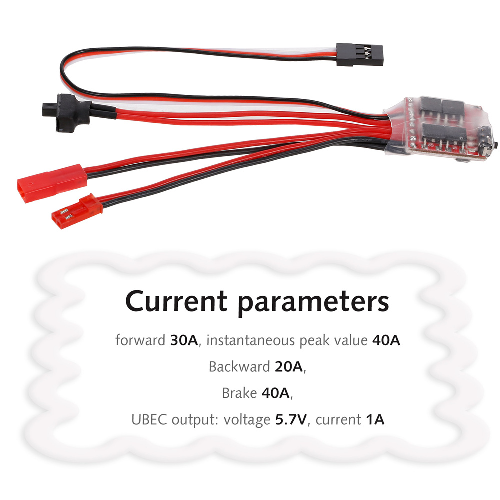 Mini RC Car 30A Brushed ESC Fo - Rc Boat recension och pris