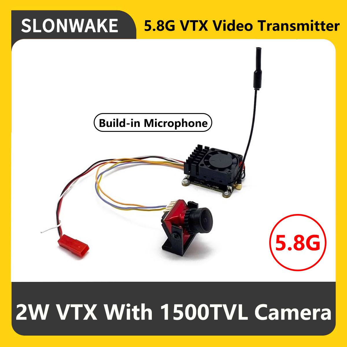 SLONWAKE 5.8G 2000mW FPV VTX T - Drone Rc Camera recension och pris