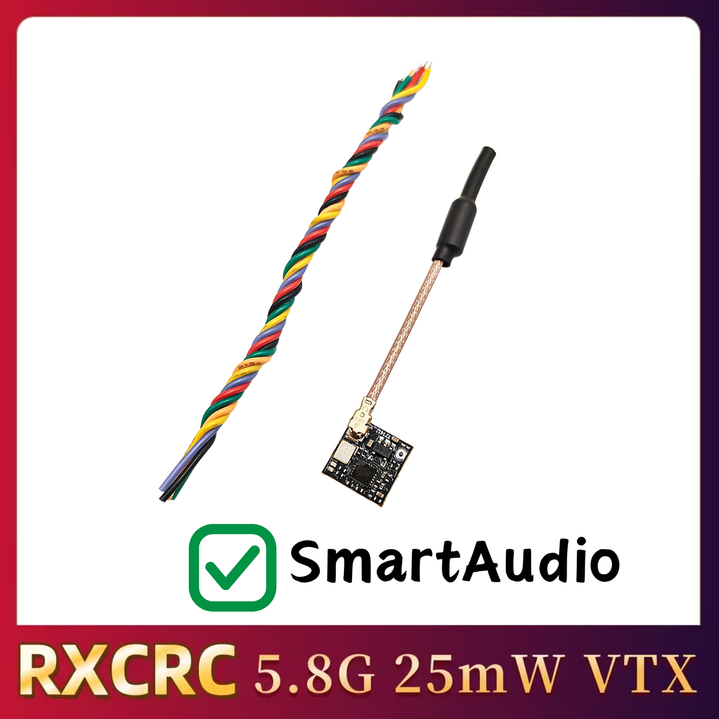 RXCRC 5.8GHz 48CH FPV 25mW Ana - Drone With Rc Remote recension och pris